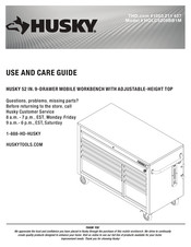 Husky HOLC5209BB1M Guía De Uso Y Cuidado
