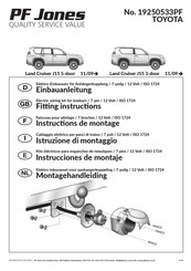 PF Jones 19250533PF Instrucciones De Montaje