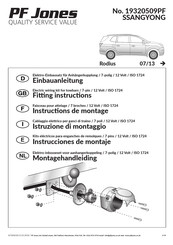 Pf Jones 19320509PF Instrucciones De Montaje