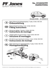 PF Jones 19320507PF Instrucciones De Montaje