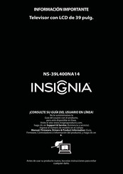 Insignia NS-39L400NA14 Guia Del Usuario