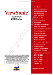 ViewSonic VG2030wm Guia Del Usuario