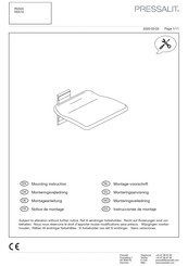 Pressalit R5504 Manual De Montaje