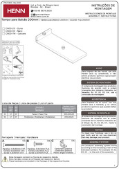 HENN C900-33 Instrucciones De Montaje