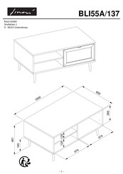 finori BLI55A/137 Manual Del Usuario