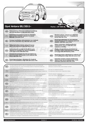 ECS Electronics OP-059-BL Instrucciones De Montaje