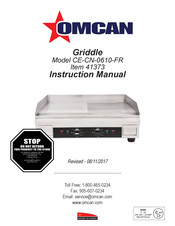 Omcan CE-CN-0610-FR Manual De Instrucciones