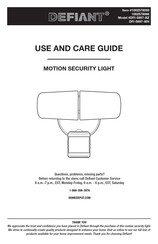 Defiant DFI-5997-BZ Guía De Uso Y Cuidado