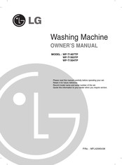 LG WF-T1503TP Manual Del Propietário