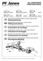 PF Jones 29040504PF Instrucciones De Montaje