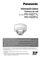 Panasonic WV-X2251L Información Básica