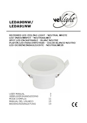 VelLight LEDA90NW Manual Del Usuario