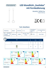 monzana MZWL21w Manual De Instrucciones