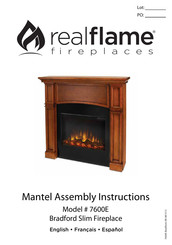 RealFlame 7600E Instrucciones De Montaje