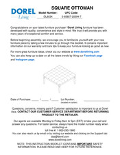 DOREL Living DL8534 Instrucciones De Montaje