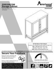 Ameriwood HOME 2595339COM Instrucciones De Montaje