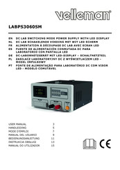 Velleman LABPS3060SM Manual Del Usuario