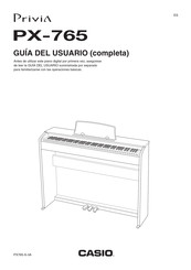 Casio Privia PX-765 Guia Del Usuario