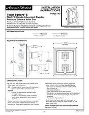 American Standard Town Square S Flash TU455740 Instrucciones De Instalación