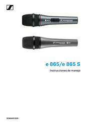 Sennheiser e 865 Instrucciones De Manejo