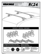 Yakima RC24 Manual De Instrucciones