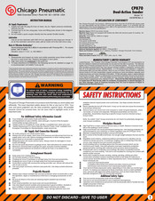 Chicago Pneumatic CP870 Manual De Instrucciones