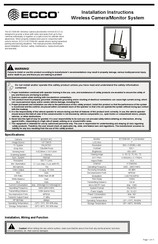 Ecco EC7008-WK Instrucciones De Instalación