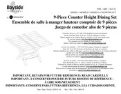 Whalen Bayside Furnishings CSC9PCHD-6CT 1363132 Instrucciones De Montaje