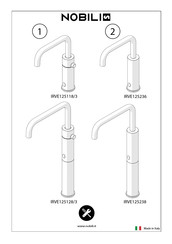 Nobili IRVE125118/3 Instrucciones De Montaje