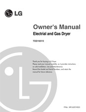 LG TDD16515 Manual Del Propietário