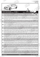 ECS Electronics TO-301-DH Instrucciones De Montaje