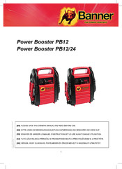 Banner Power Booster PB12/24 Manual Del Usuario