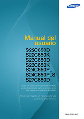 Samsung S24C650PLS Manual Del Usuario