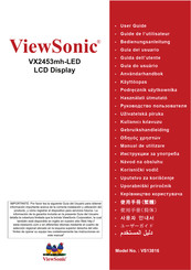 ViewSonic VX2453mh-LED Guia Del Usuario