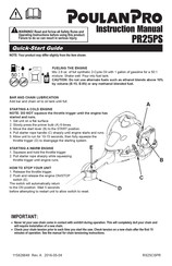 Poulan Pro PR25PS Manual De Instrucciones