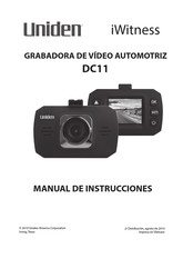 Uniden iWitness DC11 Manual De Instrucciones