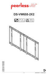 peerless-AV DS-VW655-2X2 Manual De Instrucciones