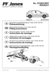 PF Jones 19180538PF Instrucciones De Montaje