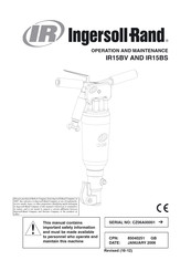 Ingersoll Rand IR15BS Operación Y Mantenimiento