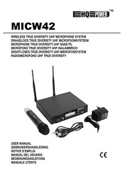 HQ-Power MICW42 Manual Del Usuario