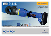 Klauke ESG 25CFM Manual De Instrucciones