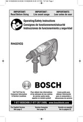 Bosch RH432VCQ Instrucciones De Funcionamiento Y Seguridad