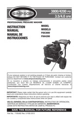 Simpson PSK4200 Manual De Instrucciones