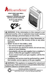 HearthSense BF10M-B Manual De Funcionamiento