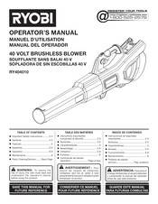 Ryobi RY404010 Manual Del Operador