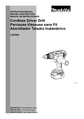 Makita LXFD03 Manual De Instrucciones