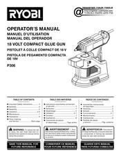 Ryobi P306 Manual Del Operador