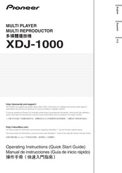 PIONEER DJ XDJ-1000 Manual De Instrucciones