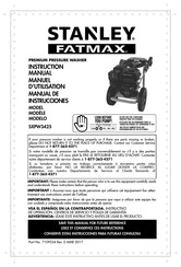 Stanley Fatmax SXPW3425 Manual De Instrucciones