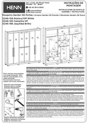 HENN Garden D246-130 Instrucciones De Montaje